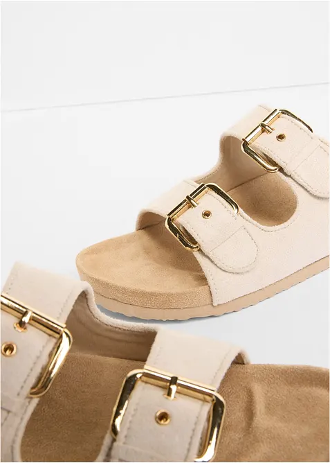 Ciabattine con fibbie, bonprix