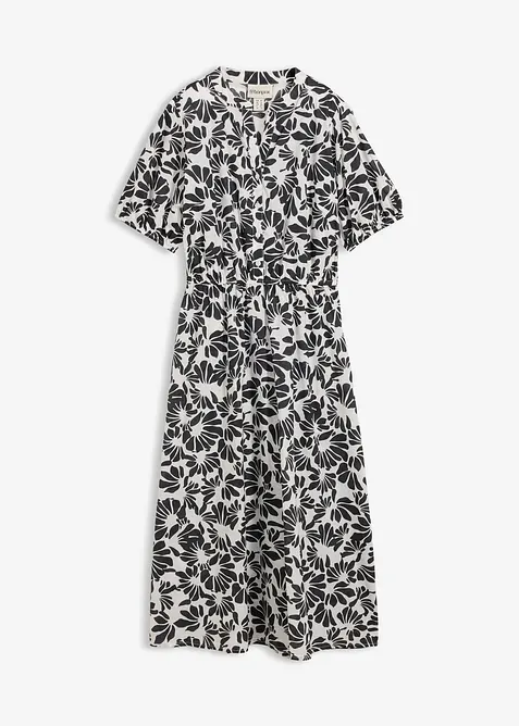 Abito tunica largo in puro cotone, bonprix