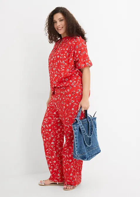 Blusa in viscosa fluente, bonprix