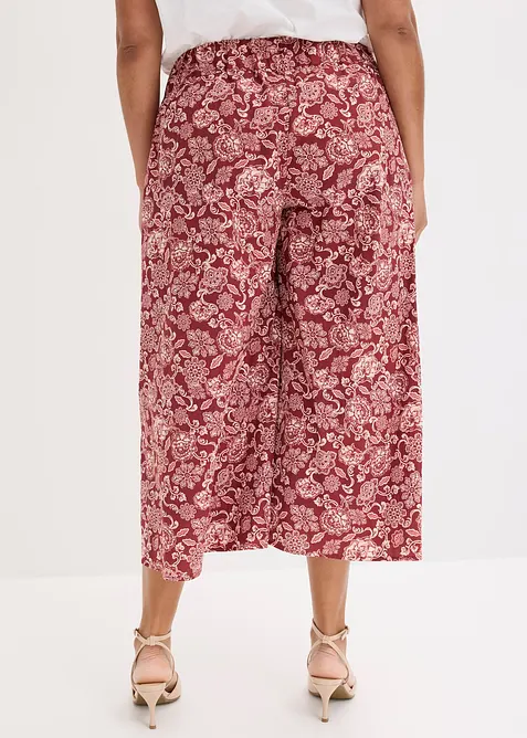Pantaloni culotte in popeline, bonprix