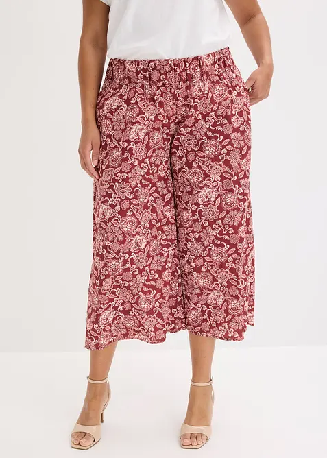 Pantaloni culotte in popeline, bonprix