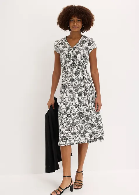 Abito in jersey di misto viscosa, bonprix