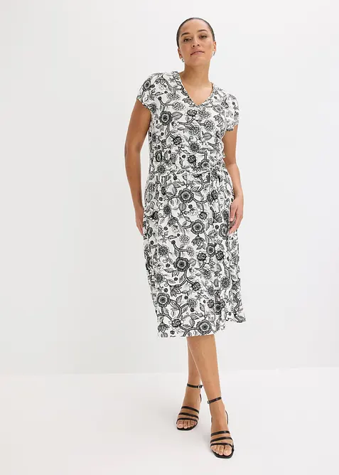 Abito in jersey di misto viscosa, bonprix