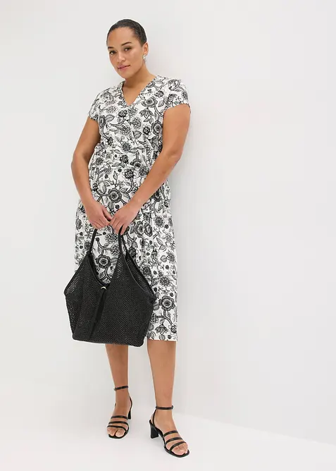 Abito in jersey di misto viscosa, bonprix