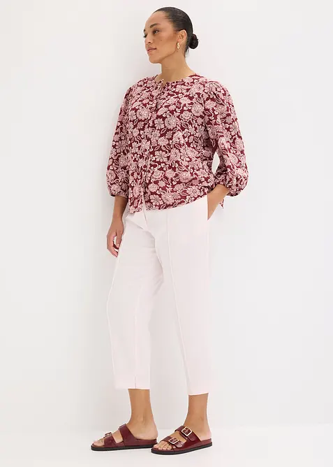 Blusa con maniche a sbuffo, bonprix