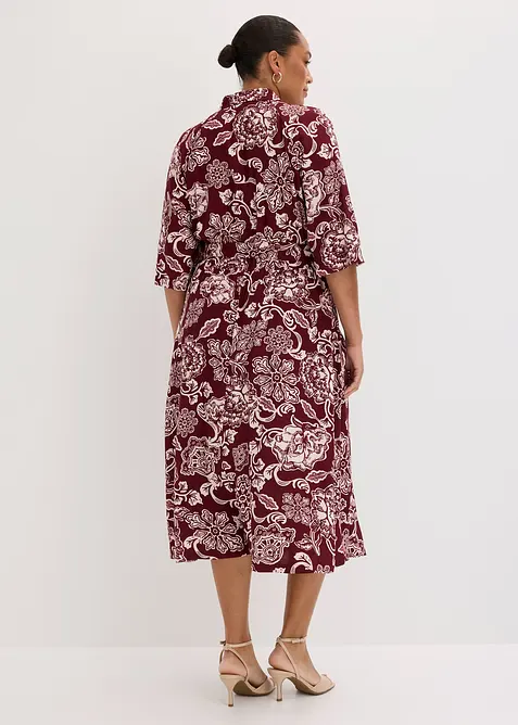 Abito chemisier in viscosa fluente, bonprix