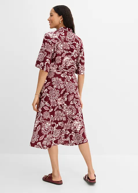 Abito chemisier in viscosa fluente, bonprix