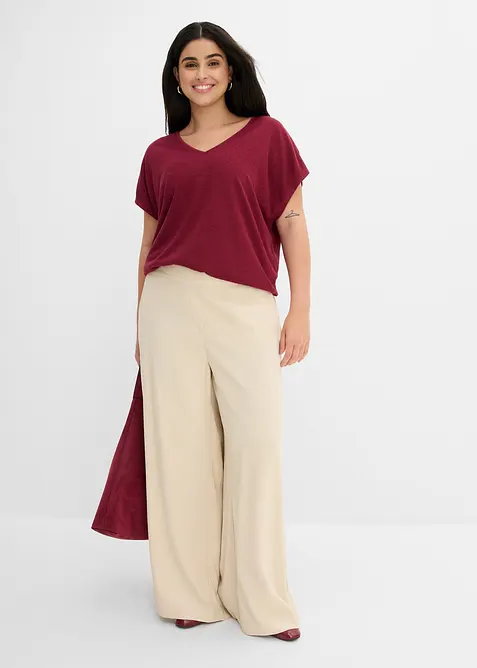 Maxi maglia in similmaglia, bonprix