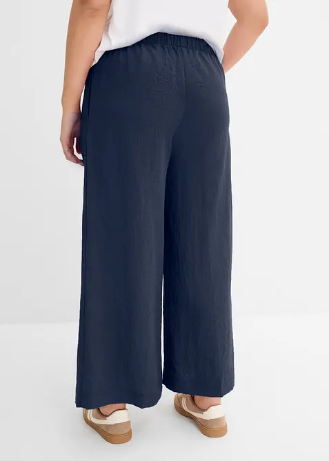 Pantaloni culotte in misto viscosa fluente, bonprix
