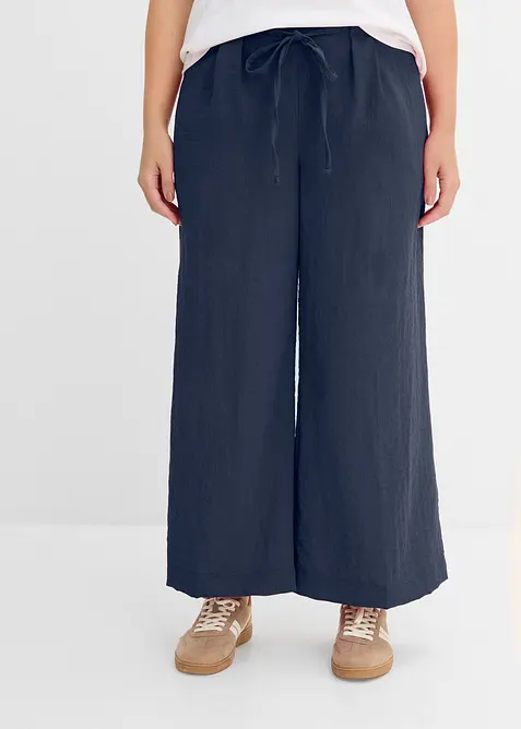 Pantaloni culotte in misto viscosa fluente, bonprix