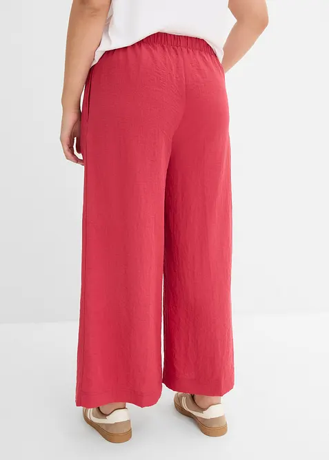Pantaloni culotte in misto viscosa fluente, bonprix