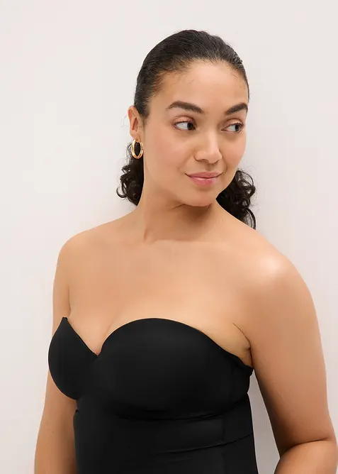 Body con spalline staccabili ed effetto modellante leggero, bonprix