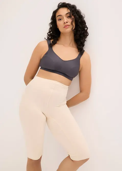 Pantaloncini in cotone con effetto modellante leggero, bonprix