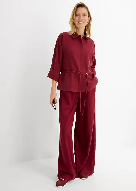 Blusa in misto viscosa morbido, bonprix