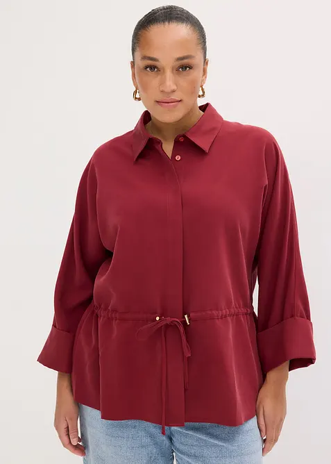 Blusa in misto viscosa morbido, bonprix