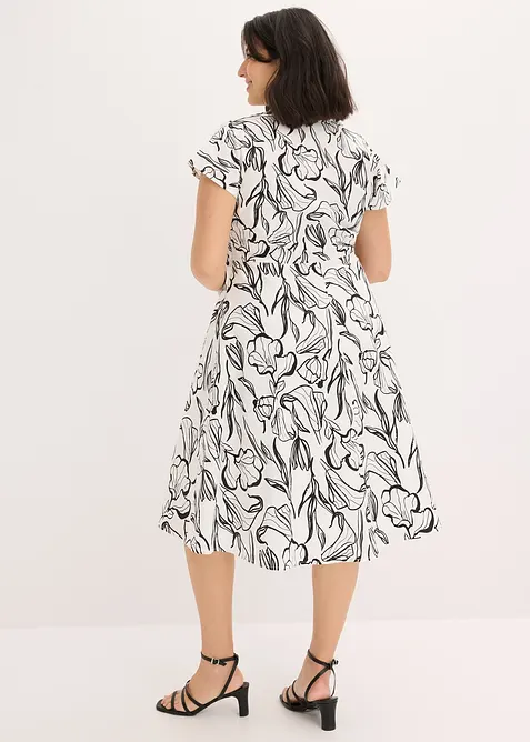 Abito con drappeggio, bonprix