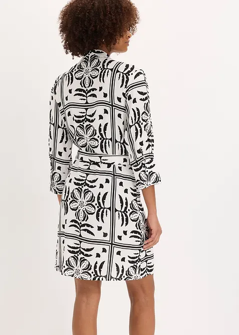 Abito chemisier in viscosa fluente, bonprix