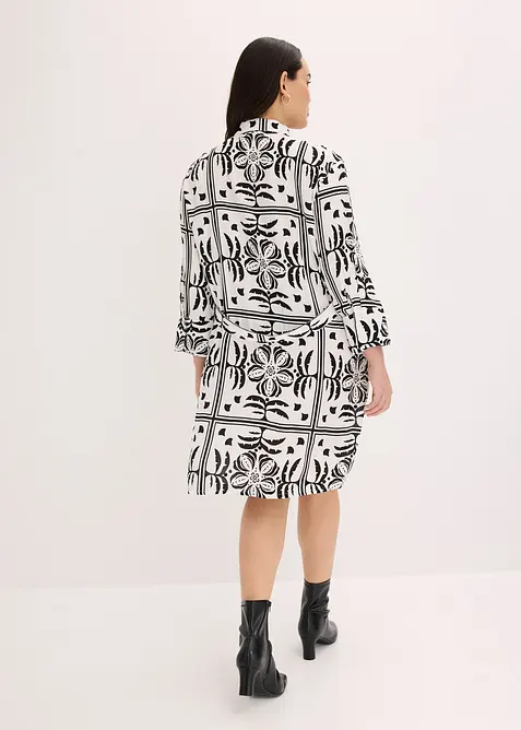 Abito chemisier in viscosa fluente, bonprix