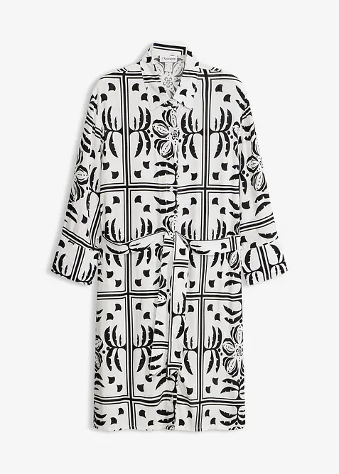 Abito chemisier in viscosa fluente, bonprix