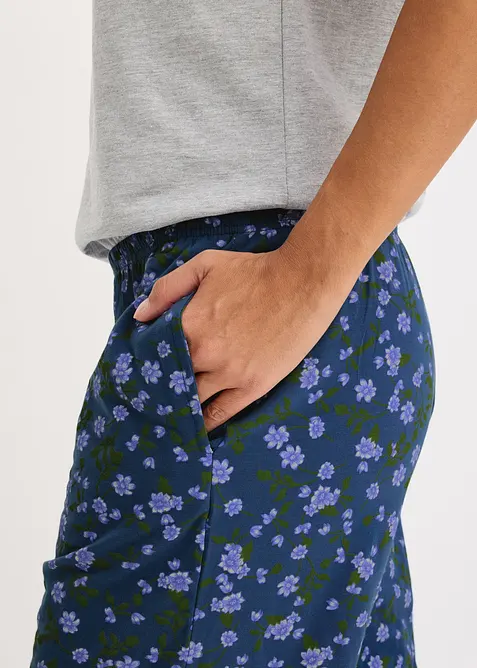 Pigiama con maglia aderente a maniche corte, bonprix