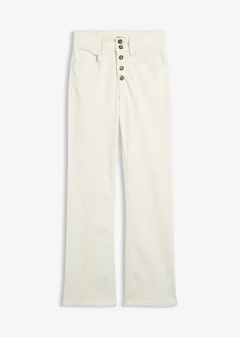 Jeans elasticizzati straight, vita alta, bonprix