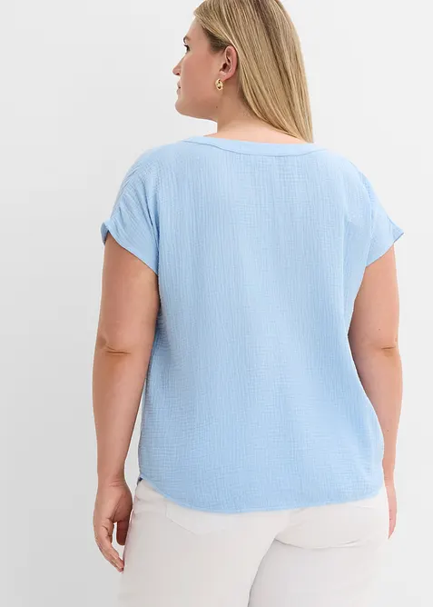 Top in mussola di puro cotone, bonprix