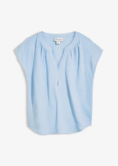 Top in mussola di puro cotone, bonprix