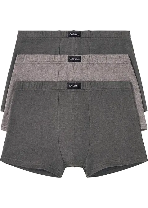 Boxer aderenti con cotone (pacco da 3), bonprix