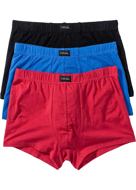 Boxer aderenti con cotone (pacco da 3), bonprix