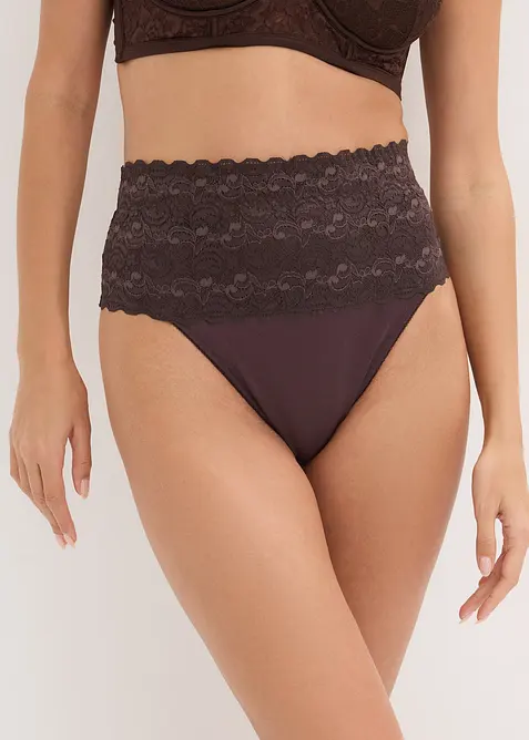 Perizoma con effetto modellante medio (pacco da 2), bonprix