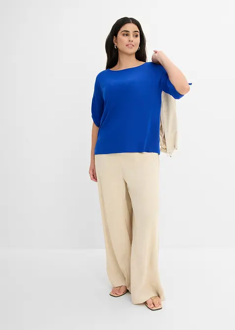 T-shirt con scollo a barca, bonprix