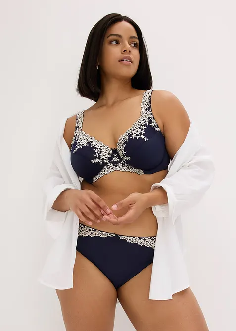 Reggiseno con ferretto e pizzo delicato (pacco da 2), bonprix