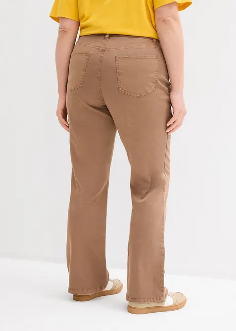 Jeans bootcut con ricami, bonprix