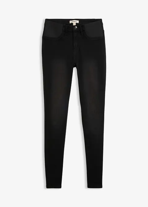 Jeans skinny elasticizzati, vita media, bonprix