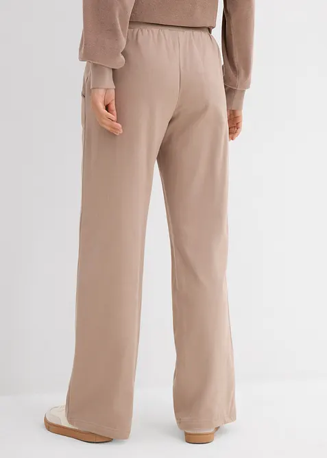Pantaloni in felpa di puro cotone, bonprix