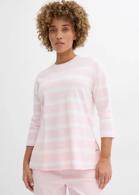 Maglia lunga in cotone biologico pesante, bonprix