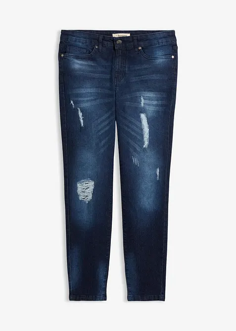 Jeans skinny elasticizzati, vita media, bonprix