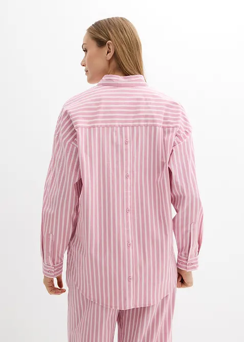 Camicetta oversize in popeline di cotone, bonprix