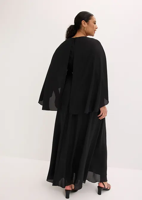 Abito da sera in chiffon fine con paillettes, bonprix