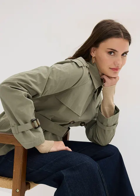 Trench corto, bonprix