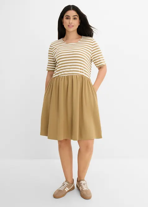 Abito in maglina di puro cotone, bonprix
