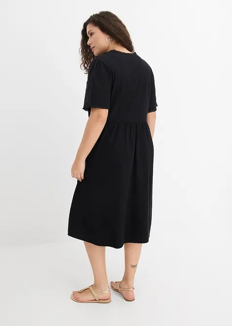 Abito in maglina di puro cotone, bonprix