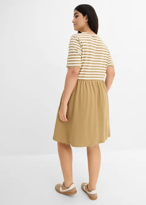Abito in maglina di puro cotone, bonprix