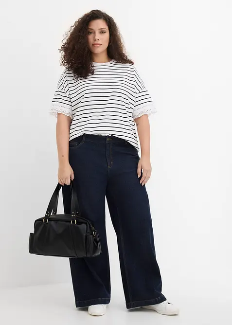 T-shirt in puro cotone, bonprix