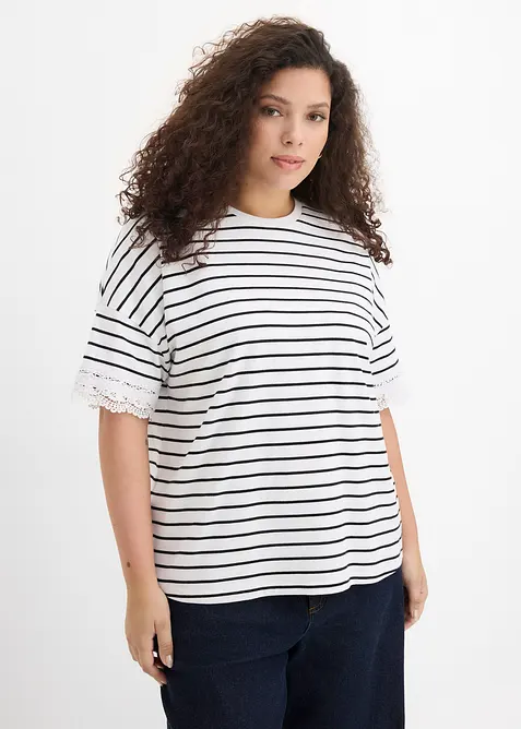 T-shirt in puro cotone, bonprix