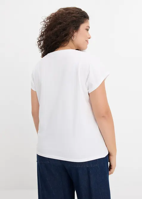 T-shirt in puro cotone, bonprix