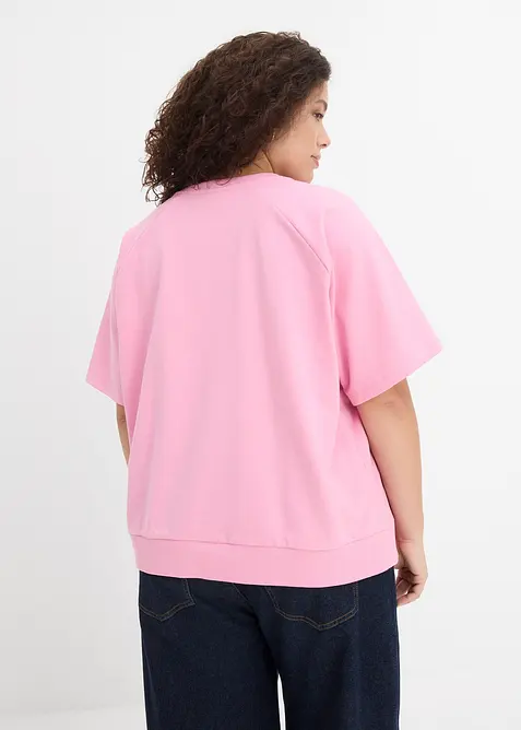 Felpa in misto cotone, bonprix