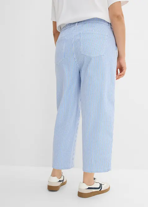 Pantaloni barrel con cinta comoda, vita alta, bonprix