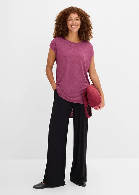 Maglia lunga in misto viscosa, bonprix