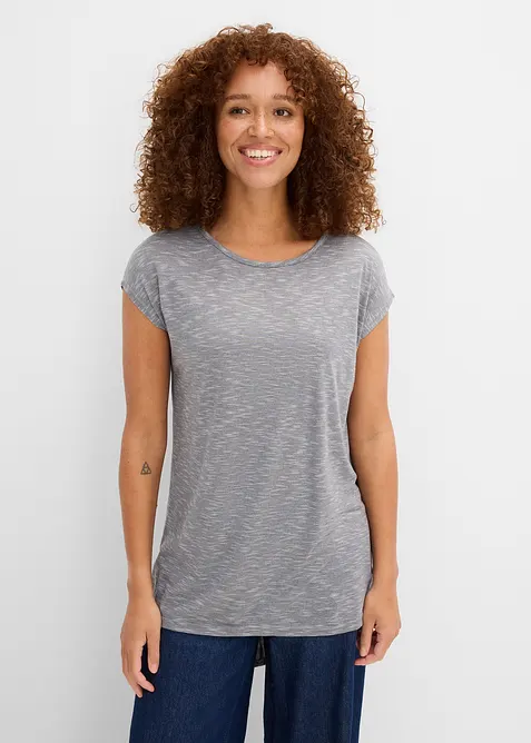 Maglia lunga in misto viscosa, bonprix